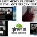 Giresun Medya Platformu Online Toplandı, girmep, giresun medya platformu